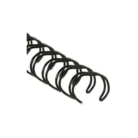 Fellowes WIRE BINDINGS, 1/4in DIAMETER, 35 SHEET CAPACITY, BLACK, 25PK 52539